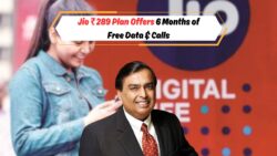 Jio का ₹289 प्लान: 6 महीने की फ्री डेटा और कॉलिंग के साथ रिचार्ज की चिंता खत्म!