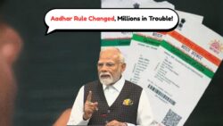 आधार कार्ड धारकों के लिए नई मुश्किलें: सरकार ने बदले प्रमुख नियम – जानें पूरी जानकारी